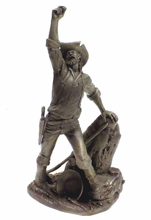 JIM PONTER - THE PROSPECTER PEWTER STATUE (1 of 5)