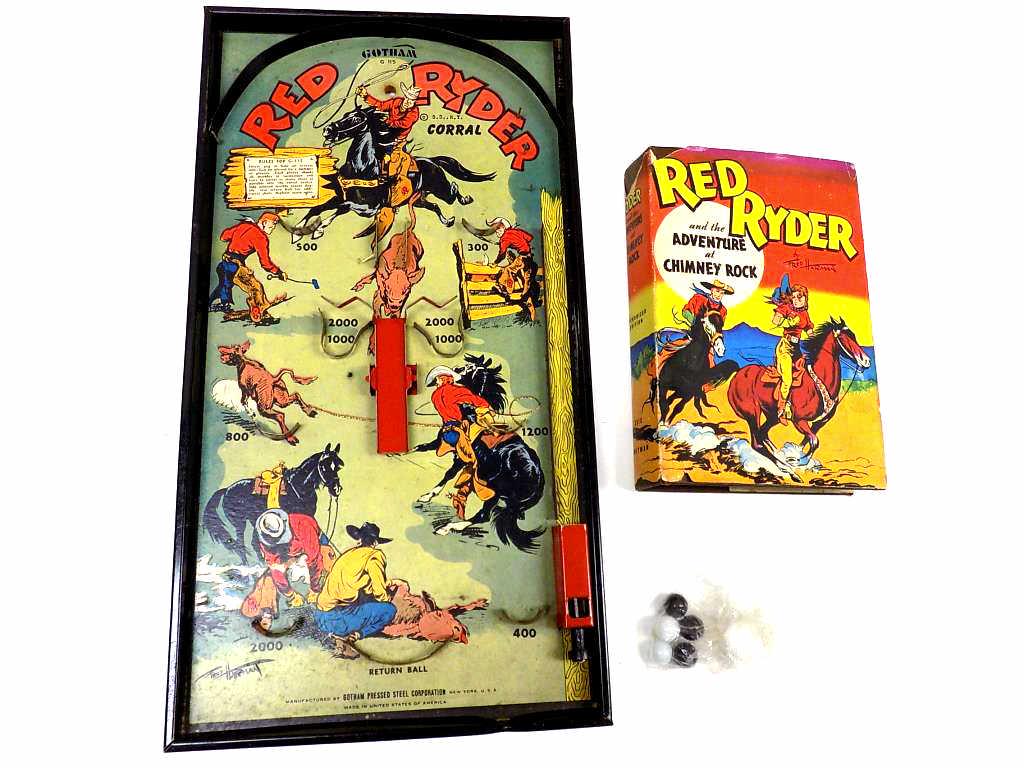 RED RYDER TOY PINBALL GAME AND BOOK (1 of 7)