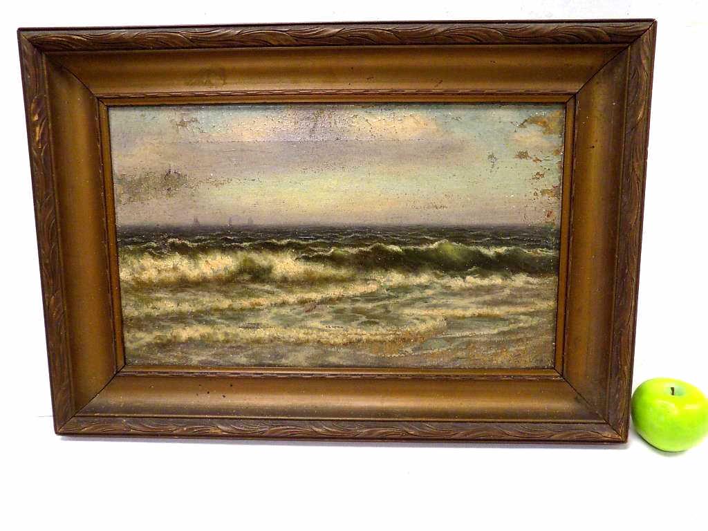 GARDNER ? SAILBOATS ON THE OCEAN PAINTING (1 of 5)