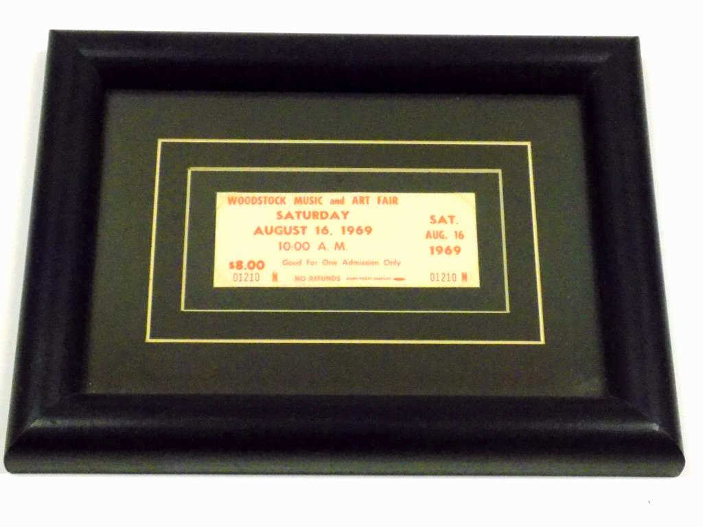 ORIGINAL WOODSTOCK N.Y. 1969 CONCERT TICKET (1 of 3)