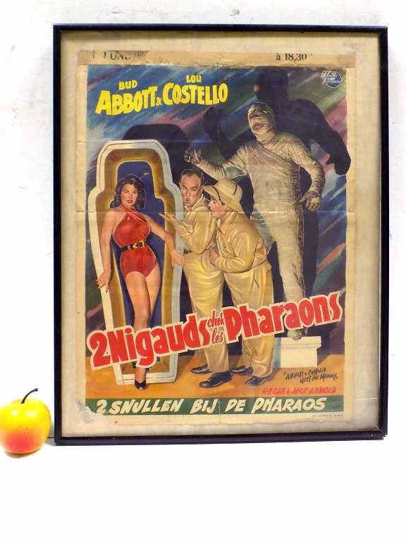 ABBOTT & COSTELLO MEET MUMMY MONSTER MOVIE POSTER (1 of 5)