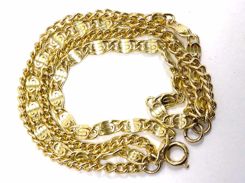 14K YELLOW GOLD QUADRUPLE STRAND BRACELET (1 of 3)