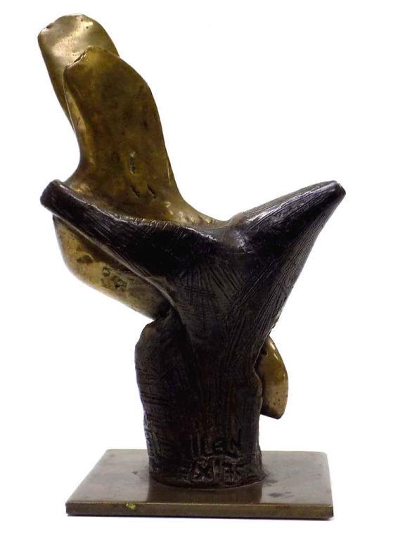 ELI ILAN - ABSTRACT BRONZE SCULPTURE (1 of 5)