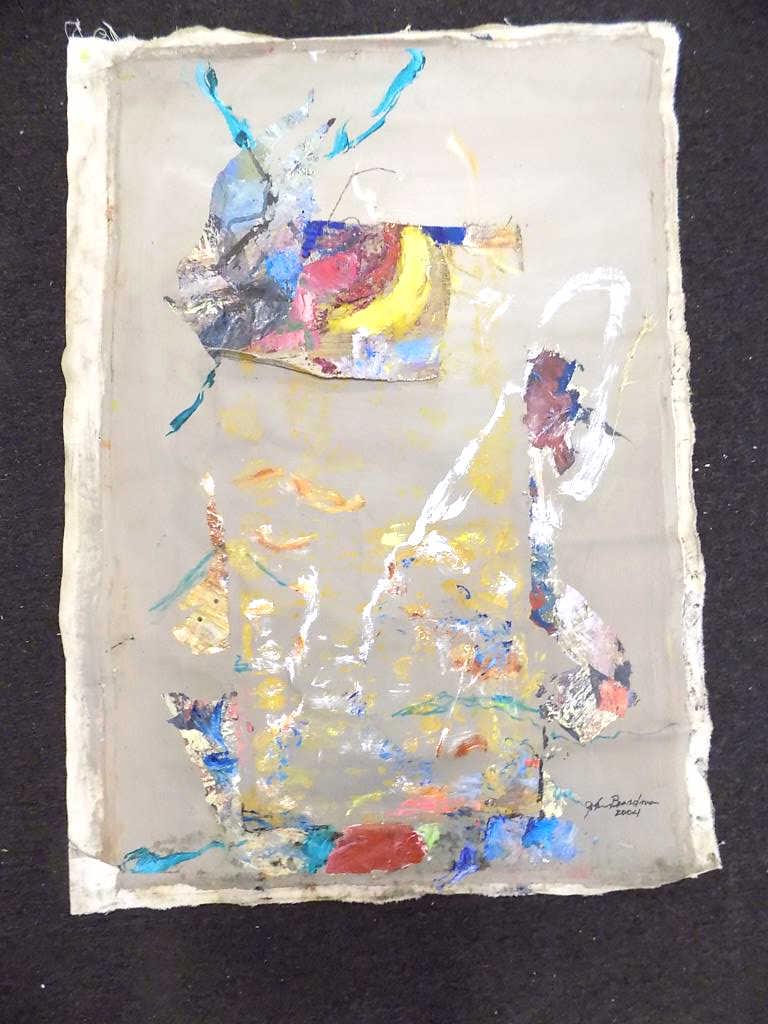 JOHN BEARDMAN - ABSTRACT MIXED MEDIA PAINTING (1 of 4)