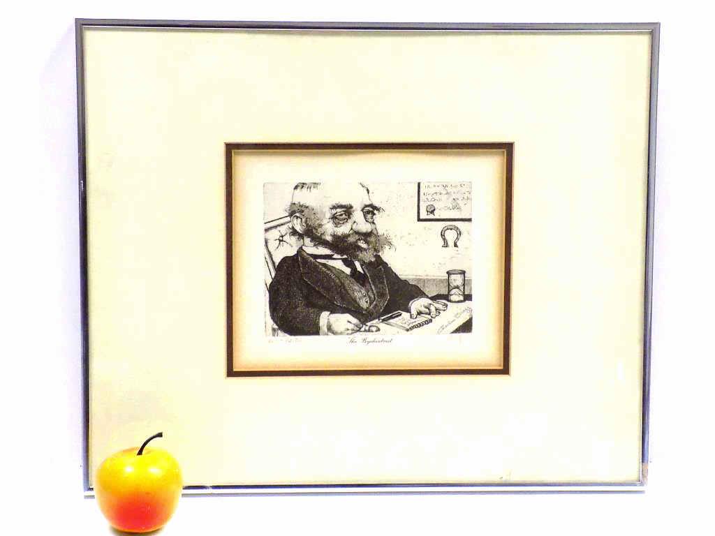 CHARLES BRAGG - THE PSYCHOLOGIST PROOF ETCHING (1 of 4)