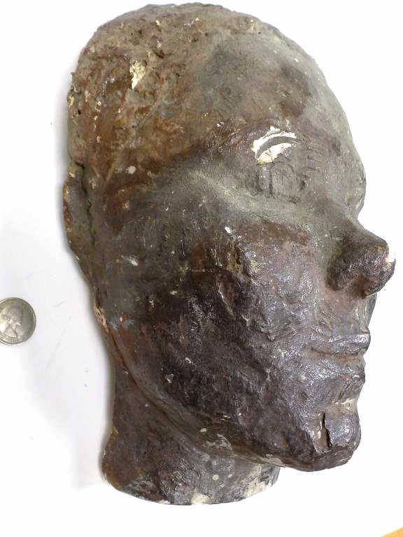 MINNA HARKAVY - WPA ARTIST FEMALE HEAD SCULPTURE (1 of 3)