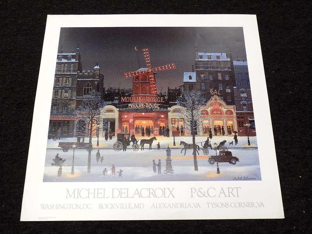 MICHEL DELACROIX P&C ART EXHIBITION POSTER (1 of 6)