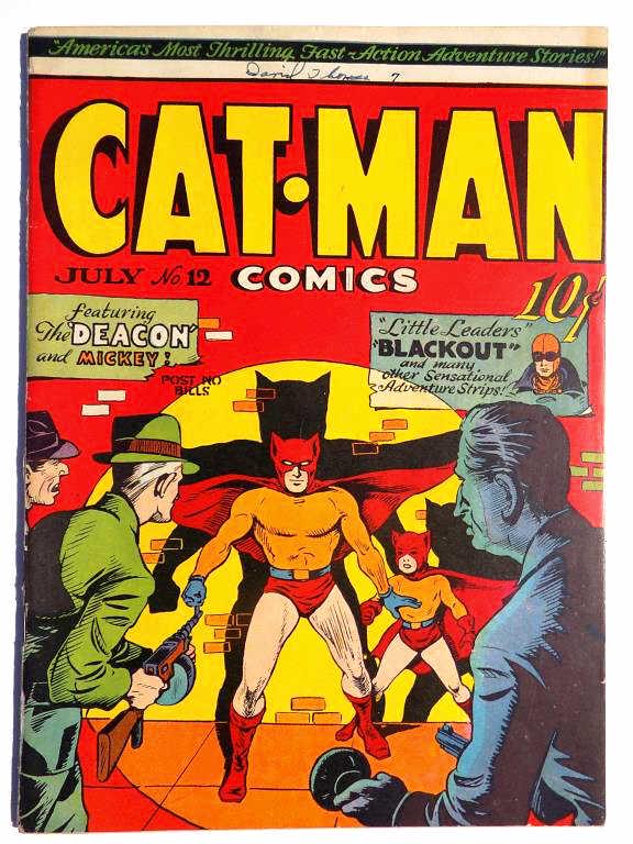 ULTRA RARE CAT MAN JULY No. 12 COMIC BOOK (1 of 5)