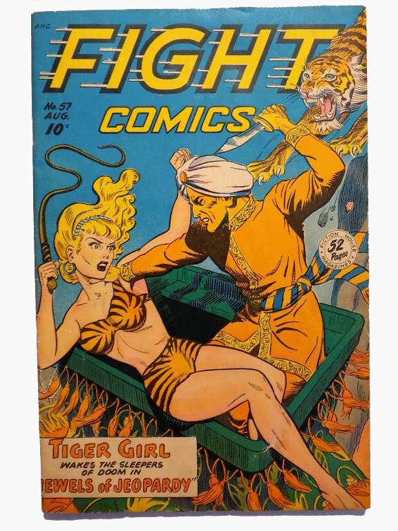 RARE FICTION HOUSE FIGHT COMICS No 57 COMIC BOOK (1 of 4)