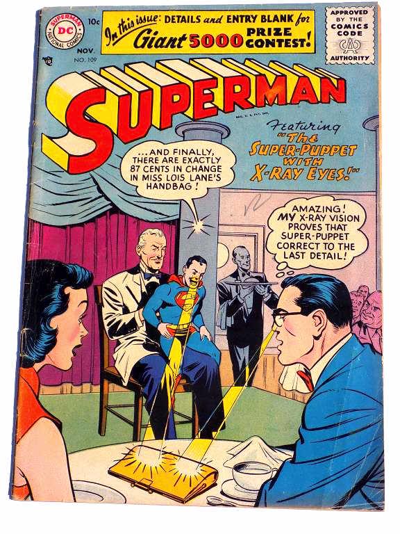 GOLDEN AGE SUPERMAN No. 109 COMIC BOOK (1 of 3)
