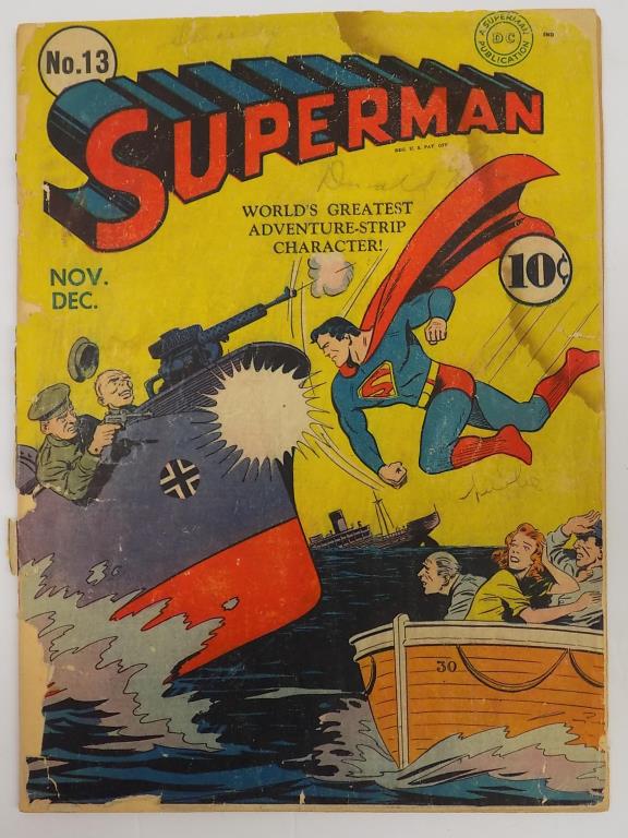 ULTRA RARE SUPERMAN No. 13 DC COMIC BOOK (1 of 4)