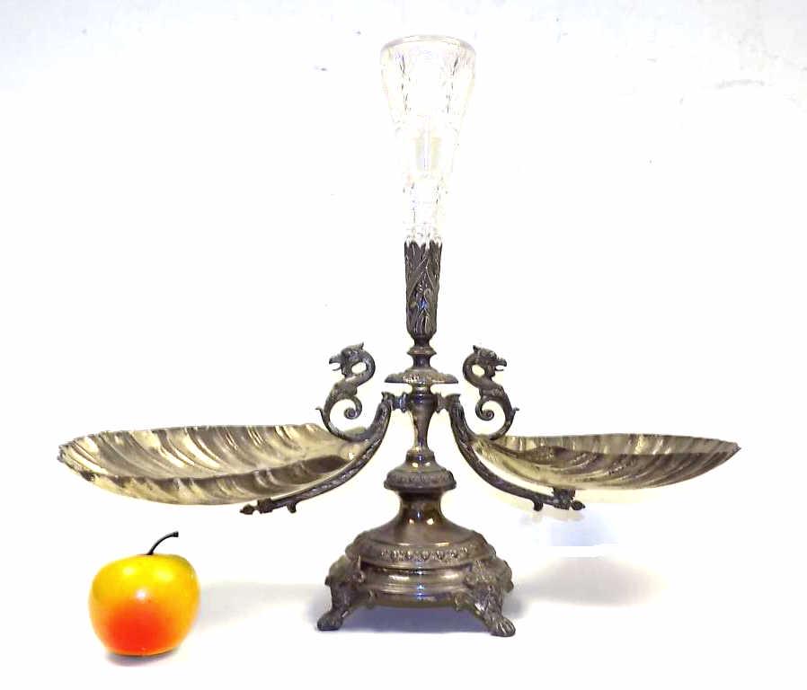 RENAISSANCE REVIVAL SILVERPLATE EPERNE (1 of 6)