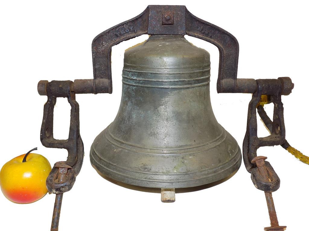 ANTIQUE BRONZE SHIPS BELL (1 of 2)