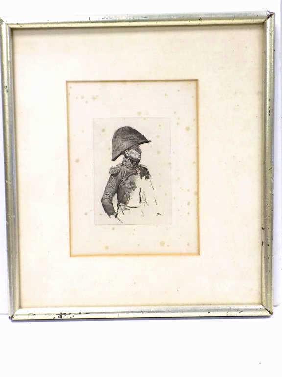 ERNEST MEISSONIER - MILITARY GENERAL ETCHING (1 of 3)