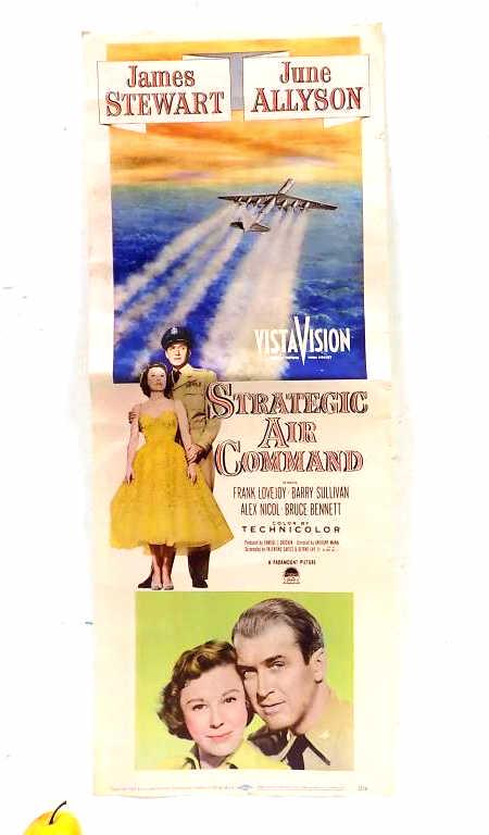 STRATEGIC AIR COMMAND MOVIE POSTER JAMES STEWART (1 of 3)
