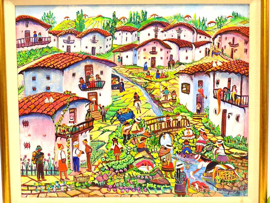 VIKKI NUGENT - LATIN AMERICAN VILLAGE PAINTING (1 of 10)