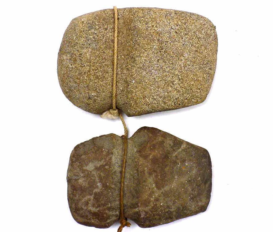 19th Century Native American Indian Axe Heads Auction