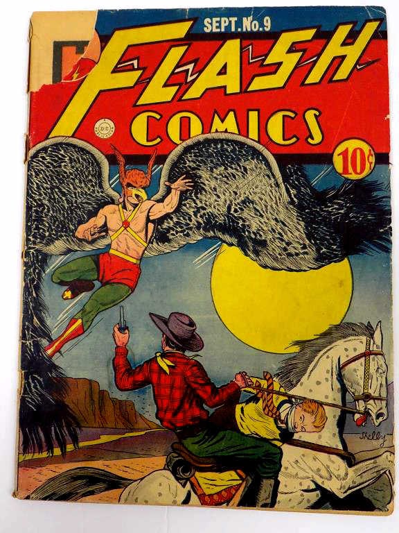 ULTRA RARE FLASH COMICS No. 9 COMIC BOOK (1 of 3)