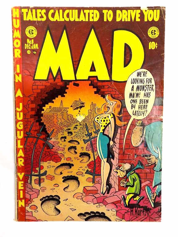 RARE GOLDEN AGE MAD No. 8 COMIC BOOK (1 of 3)