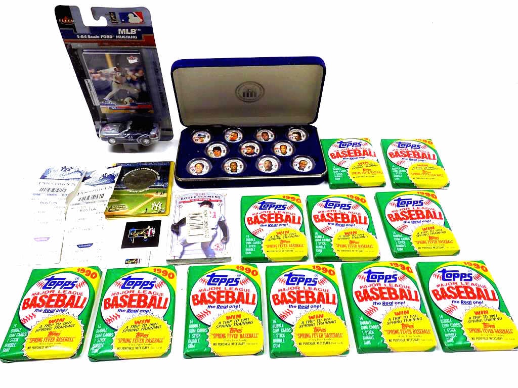 NEW YORK YANKEES BASEBALL CARDS COINS ETC (1 of 6)