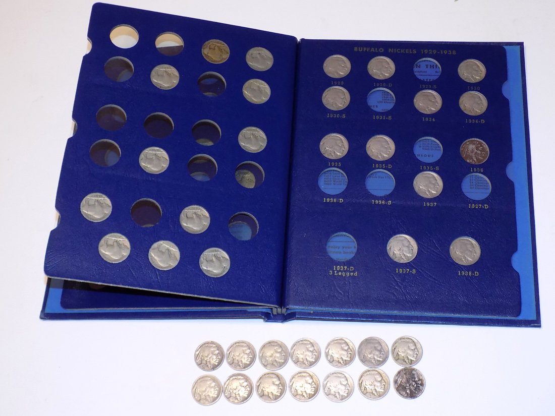 UNITED STATES MINT SILVER BUFFALO NICKELS LOT (1 of 5)