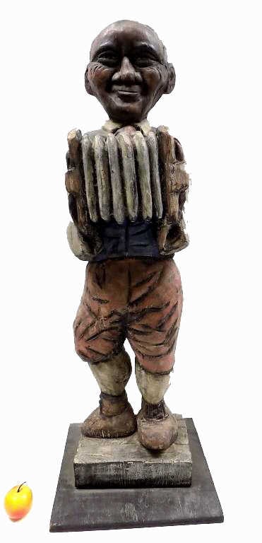 KENNEDY FOLK ART UNCLE TOM CARVED STATUE (1 of 7)