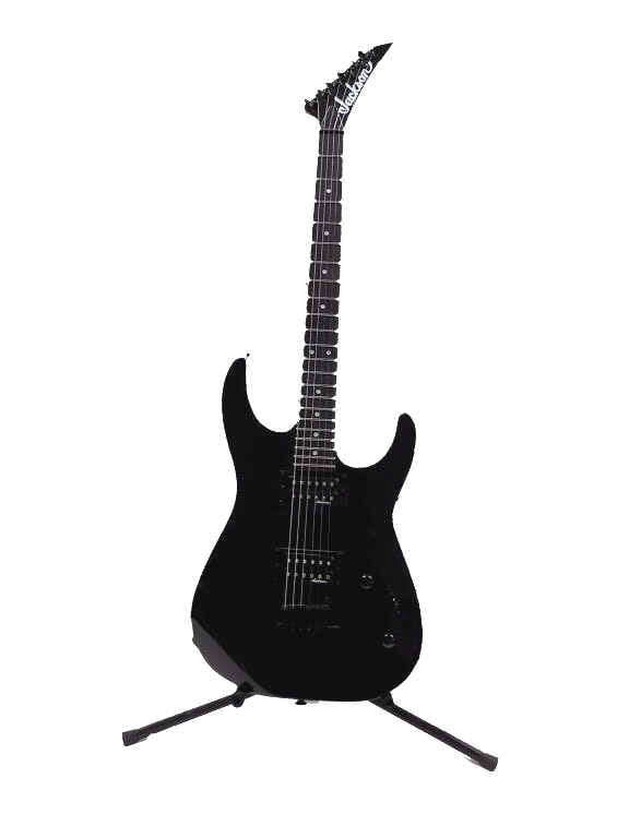JACKSON BLACK STRATOCASTER ELECTRIC GUITAR (1 of 4)
