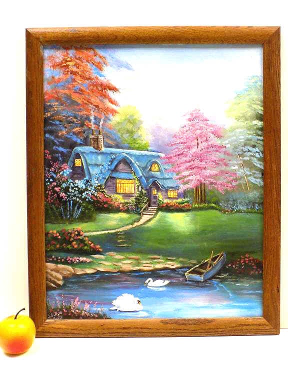 J.S. SCOTT - KINKADE STYLE PAINTING (1 of 3)