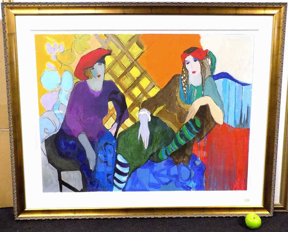 TARKAY - HUGE SEATED LADIES SIGNED ARTIST PROOF (1 of 6)