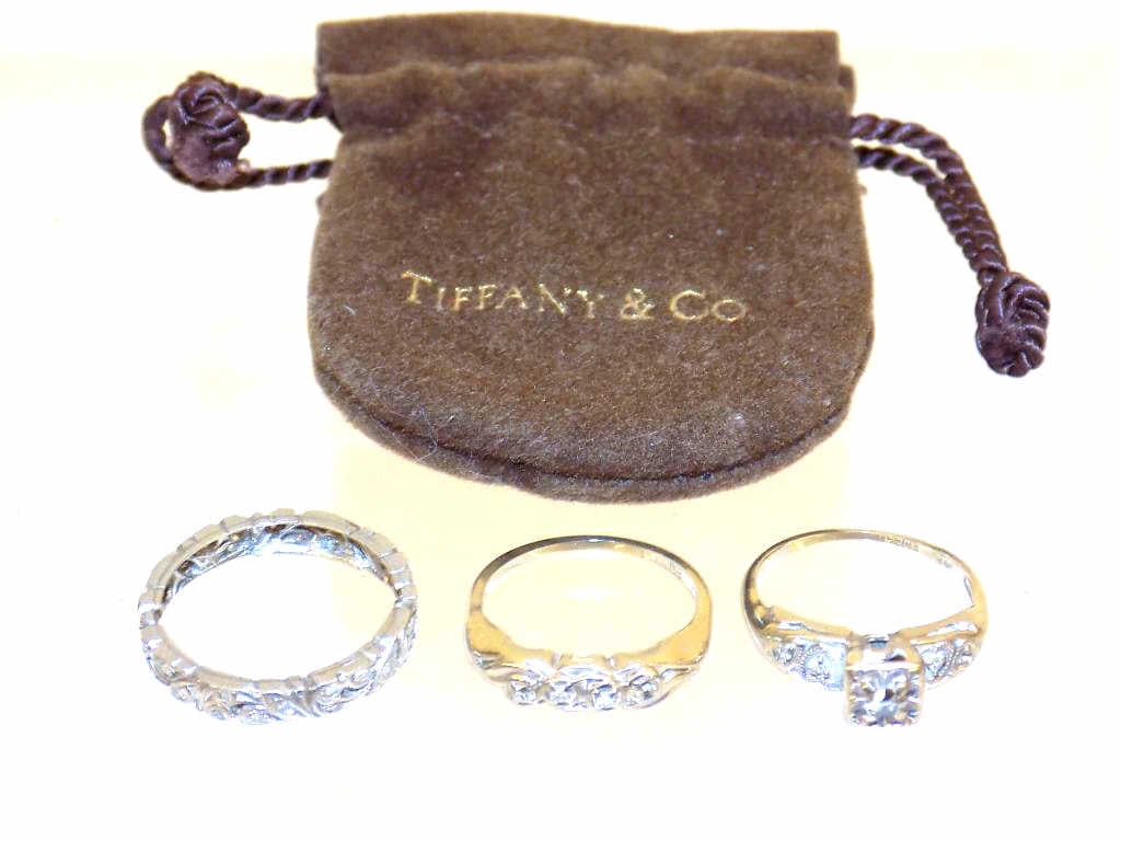 FANCY 14K WHITE GOLD & DIAMOND RINGS (1 of 3)