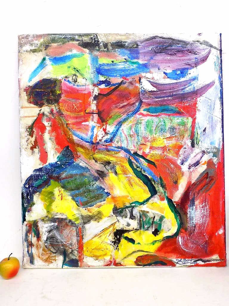 JOHN BEARDMAN - ROTATIONAL ABSTRACT PAINTING (1 of 7)