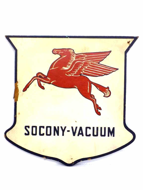 VINTAGE MOBIL PEGASUS SOCONY VACUUM SIGN (1 of 2)