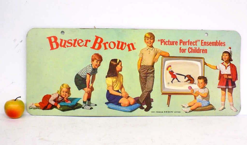 1950'S BUSTER BROWN STORE ADVERTISING SIGN (1 of 4)