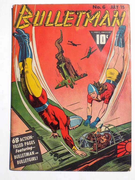 ULTRA RARE BULLETMAN No 6 COMIC BOOK (1 of 8)