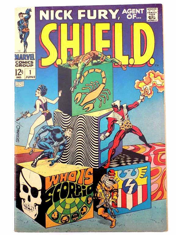 NICK FURY AGENT OF SHIELD No 1 MARVEL COMIC BOOK (1 of 5)