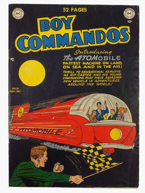 RARE GOLDEN AGE DC BOY COMMANDOS No. 36 COMIC BOOK (1 of 4)