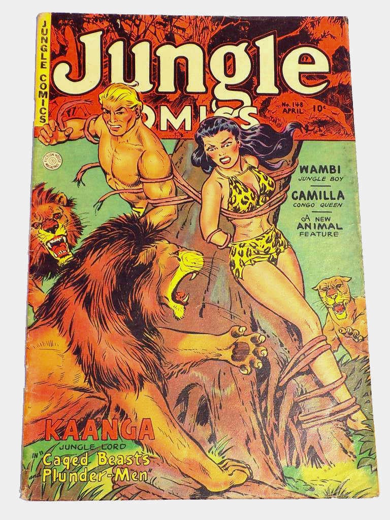 JUNGLE COMICS No. 148 GOLDEN AGE COMIC BOOK (1 of 6)