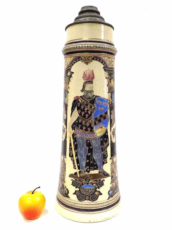 MONUMENTAL CRUSADES SOLDIERS BEER STEIN TANKARD (1 of 11)