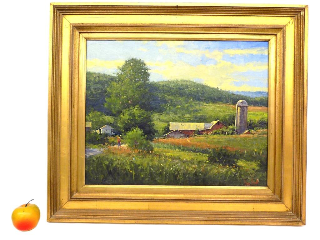 GEORGE VAN HOOK - HUDSON VALLEY FARM PAINTING (1 of 7)