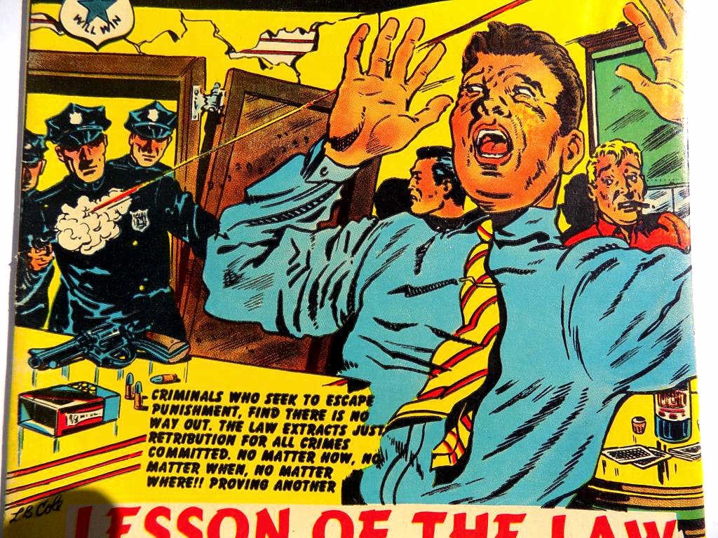 GOLDEN AGE SHOCKING MYSTERY CASES No 60 COMIC BOOK: Golden Age Star Publications 1954 No. 60 Shocking Mystery Cases Comic Book. True Cases From Crime Files ! Drug Issue. Very Good As is Condition