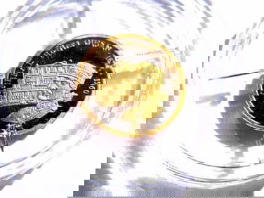 AMERICAN MINT GENERAL GUISAN 585 SOLID GOLD COIN