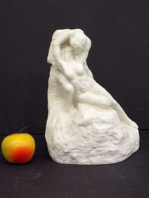 E. CAVACOS - THE KISS EROTIC NUDE ART SCULPTURE