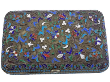 NICHOLS & PLINKE RUSSIAN IMPERIAL SILVER CIGARETTE CASE