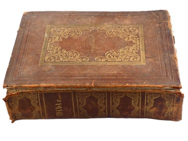 1846 ANDRUS & SON HOLY BIBLE OLD & NEW TESTAMENTS