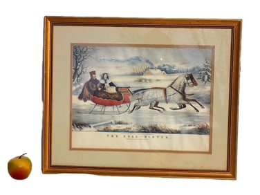 COUNTRY PRINTS GROUP CURRIER & IVES WINTER ETC