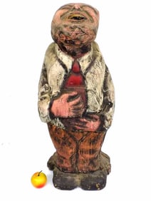KENNEDY - FOLK ART SINGING MAN STATUE