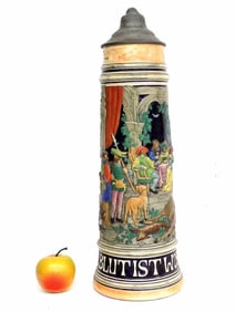 JAGERBLUTIST WOHLGEMUT 6 LITER BEER STEIN HW