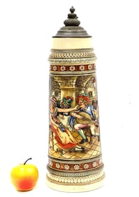 BIG GERZ No 509 FLIRTING SCENE BEER STEIN TANKARD