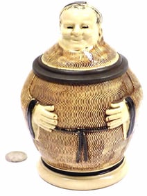 1920'S GERMAN FIGURAL MONK CHARACTER STEIN