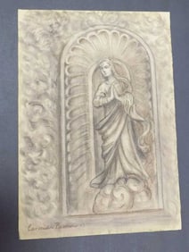 CARMEN PARRA - VIRGIN DE GUADALUPE DRAWING